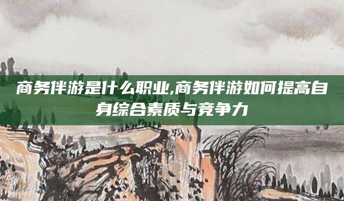 海盐商务伴游是什么职业,商务伴游如何提高自身综合素质与竞争力